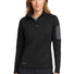 Eddie Bauer® Ladies 1/2-Zip Performance Fleece. EB235 Black_1
