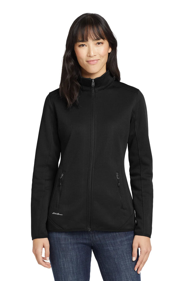 Eddie Bauer ® Ladies Dash Full-Zip Fleece Jacket. EB243 Black_1
