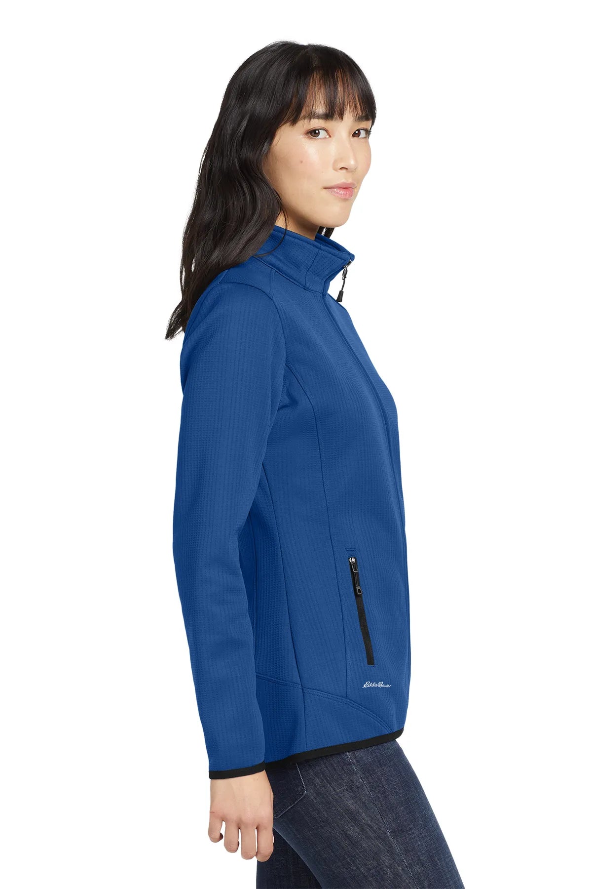 Eddie Bauer ® Ladies Dash Full-Zip Fleece Jacket. EB243 Cobalt Blue_3