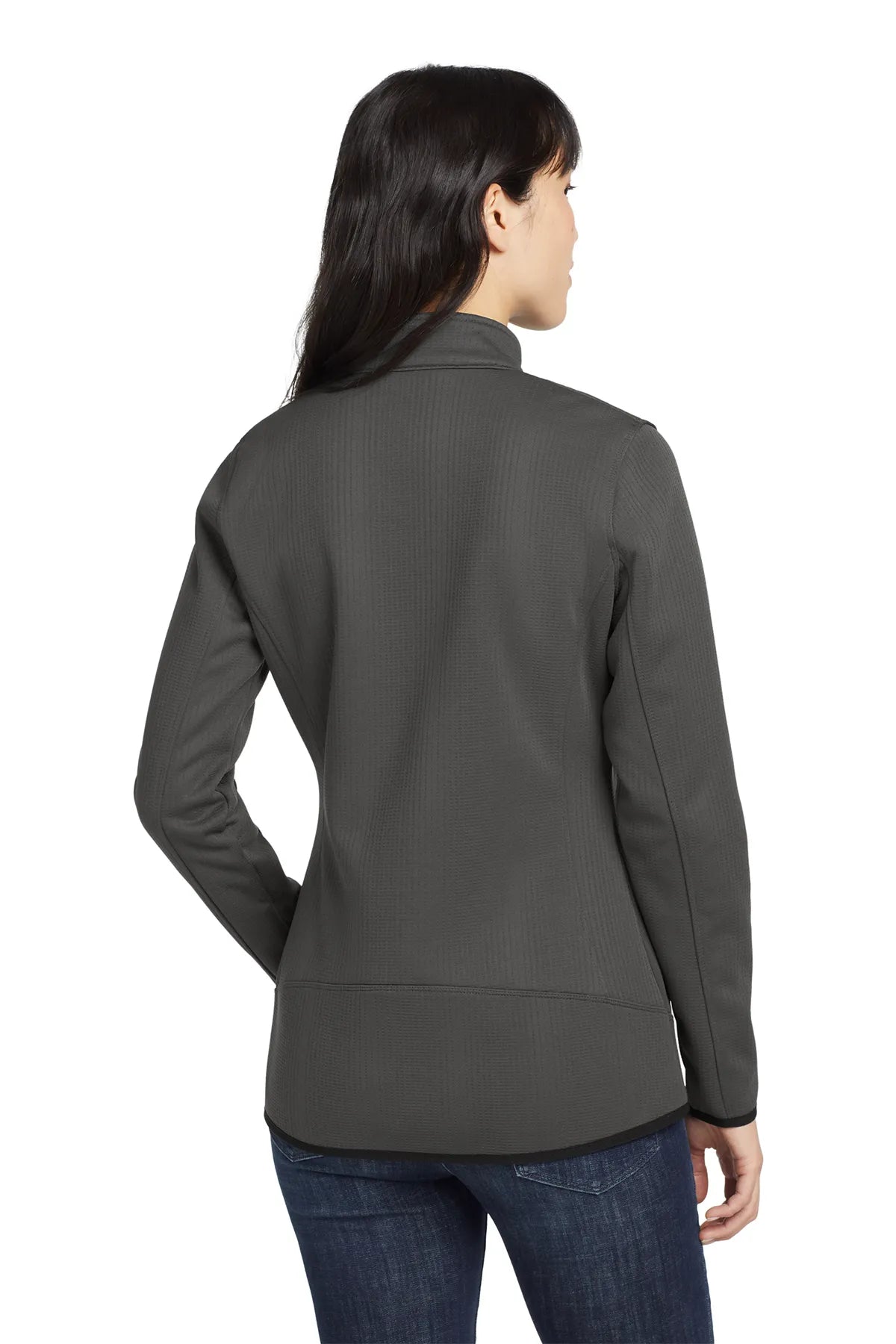 Eddie Bauer ® Ladies Dash Full-Zip Fleece Jacket. EB243 Grey Steel_2