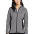 Eddie Bauer® Ladies Full-Zip Heather Stretch Fleece Jacket. EB239 Grey Heather_3