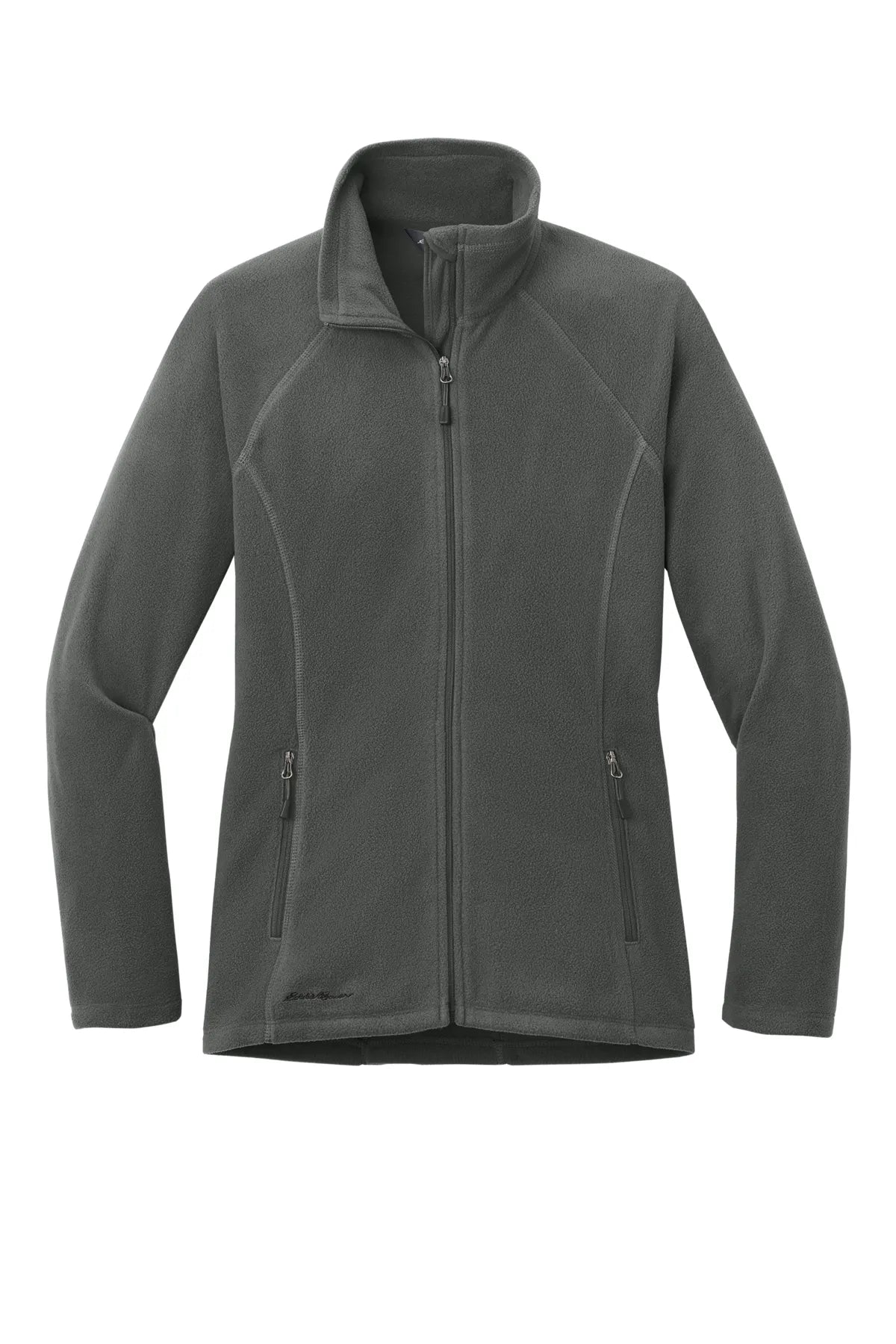 Eddie Bauer® Ladies Full-Zip Microfleece Jacket. EB225 Grey Steel_5