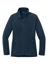 Eddie Bauer® Ladies Full-Zip Microfleece Jacket. EB225 Navy_4