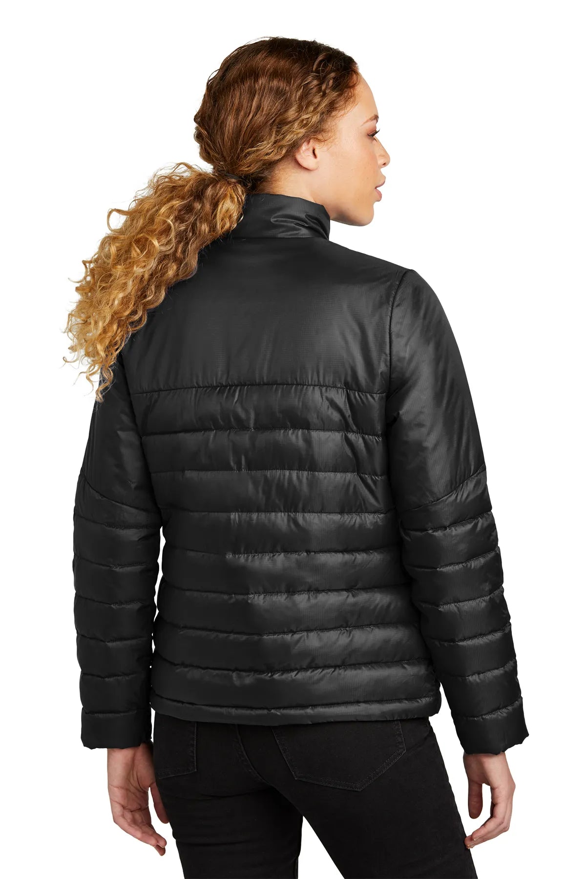 Eddie Bauer® Ladies Quilted Jacket EB511 Deep Black_2