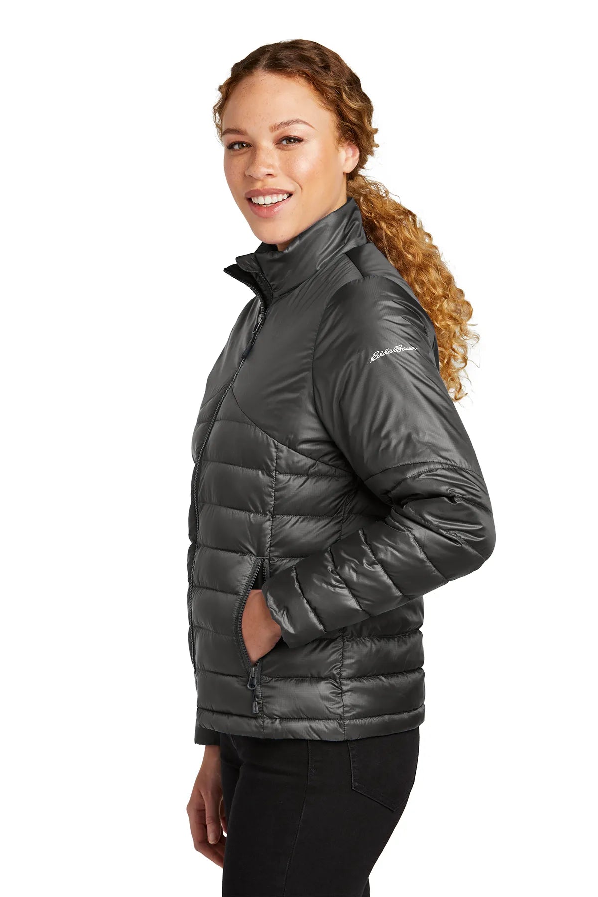 Eddie Bauer® Ladies Quilted Jacket EB511 Iron Gate_3