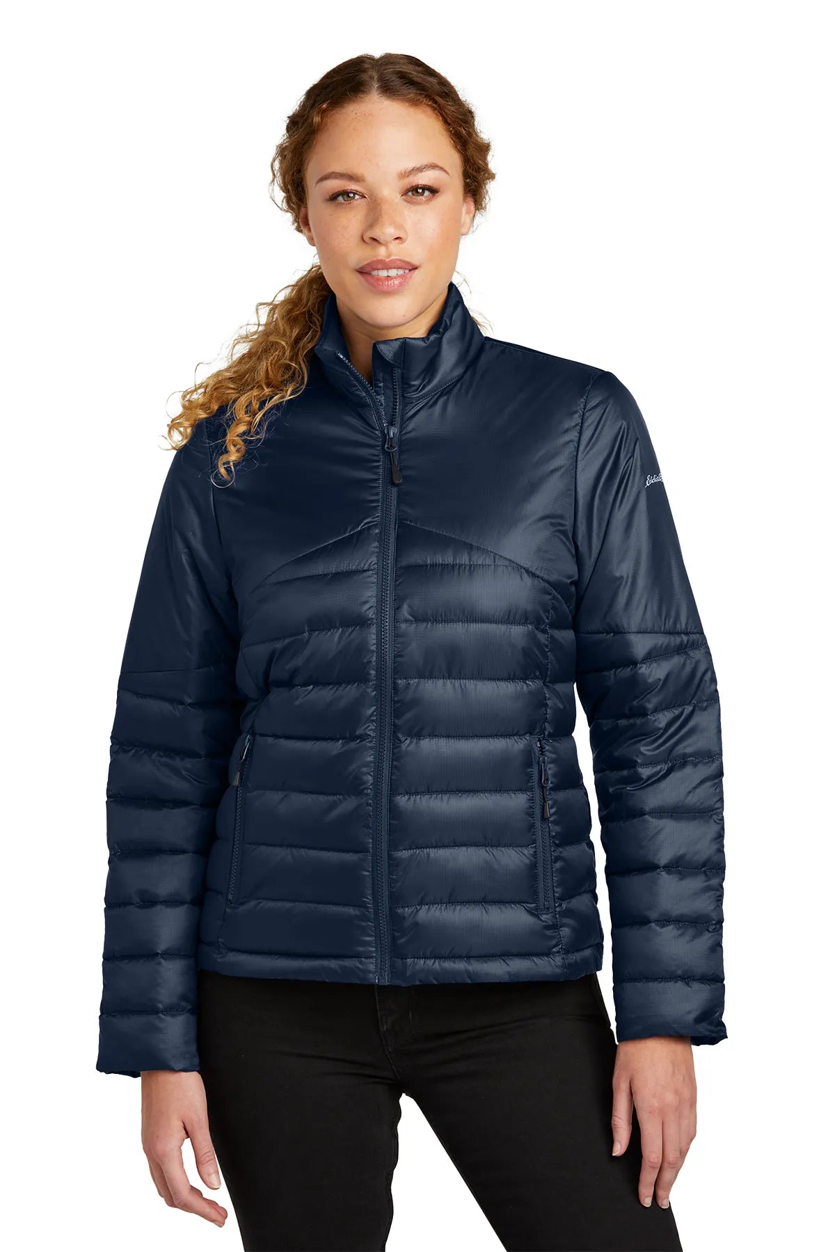 Eddie Bauer® Ladies Quilted Jacket EB511 River Blue Navy_1