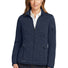 Eddie Bauer ® Ladies Sweater Fleece Full-Zip. EB251 River Blue Navy Heather_1