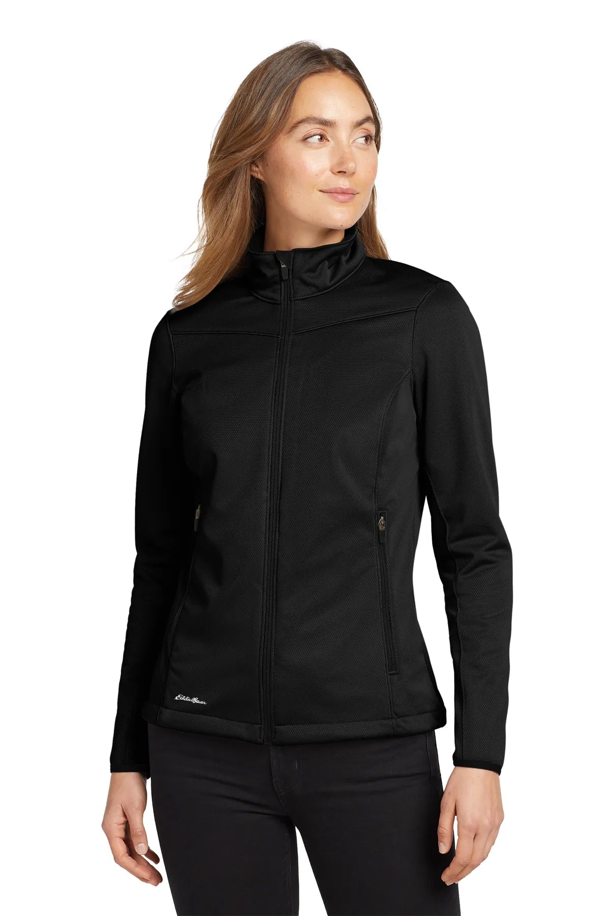 Eddie Bauer® Ladies Weather-Resist Soft Shell Jacket. EB539 Black_1
