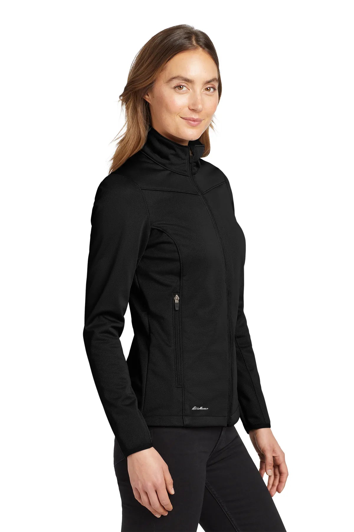 Eddie Bauer® Ladies Weather-Resist Soft Shell Jacket. EB539 Black_3