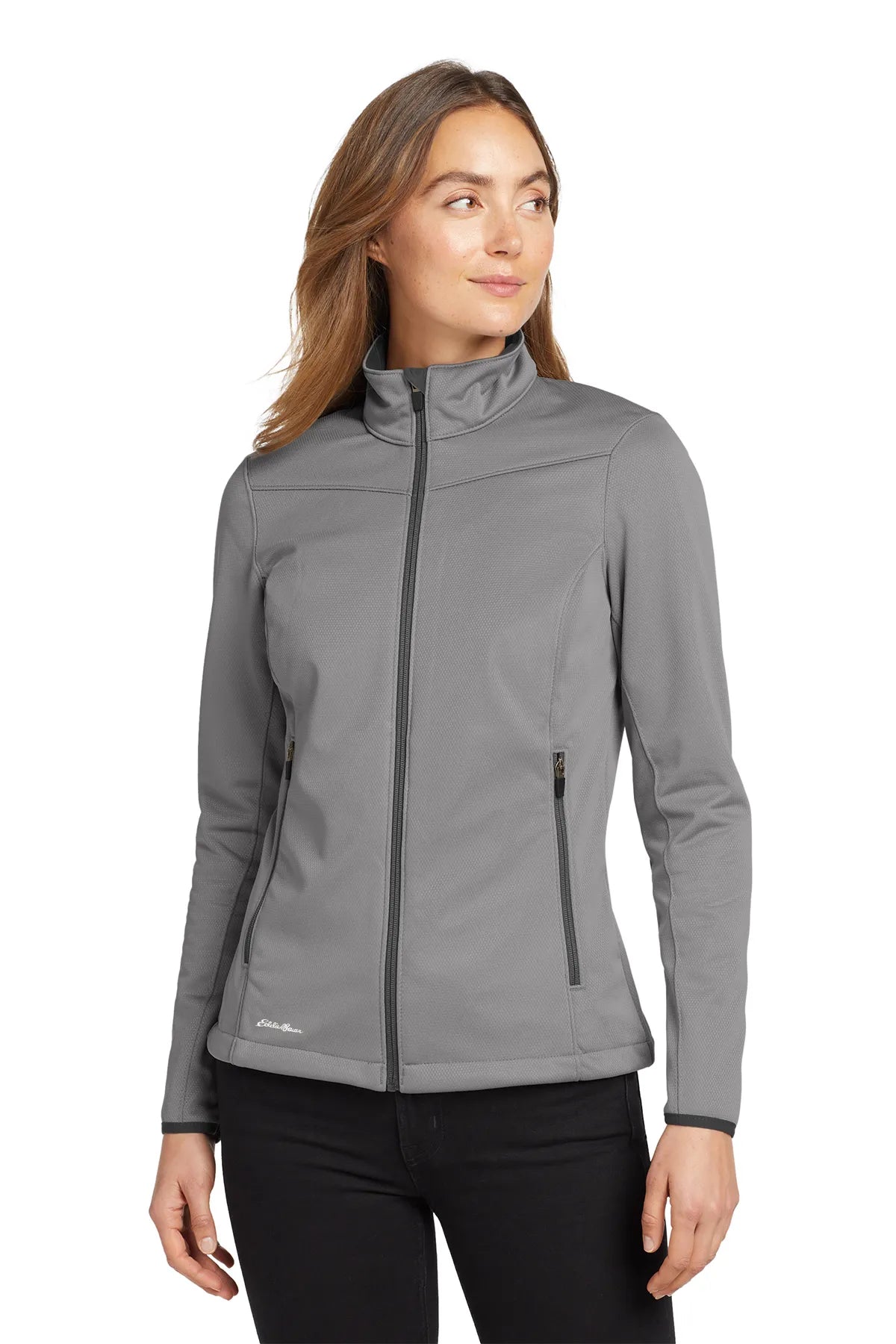 Eddie Bauer® Ladies Weather-Resist Soft Shell Jacket. EB539 Chrome_1