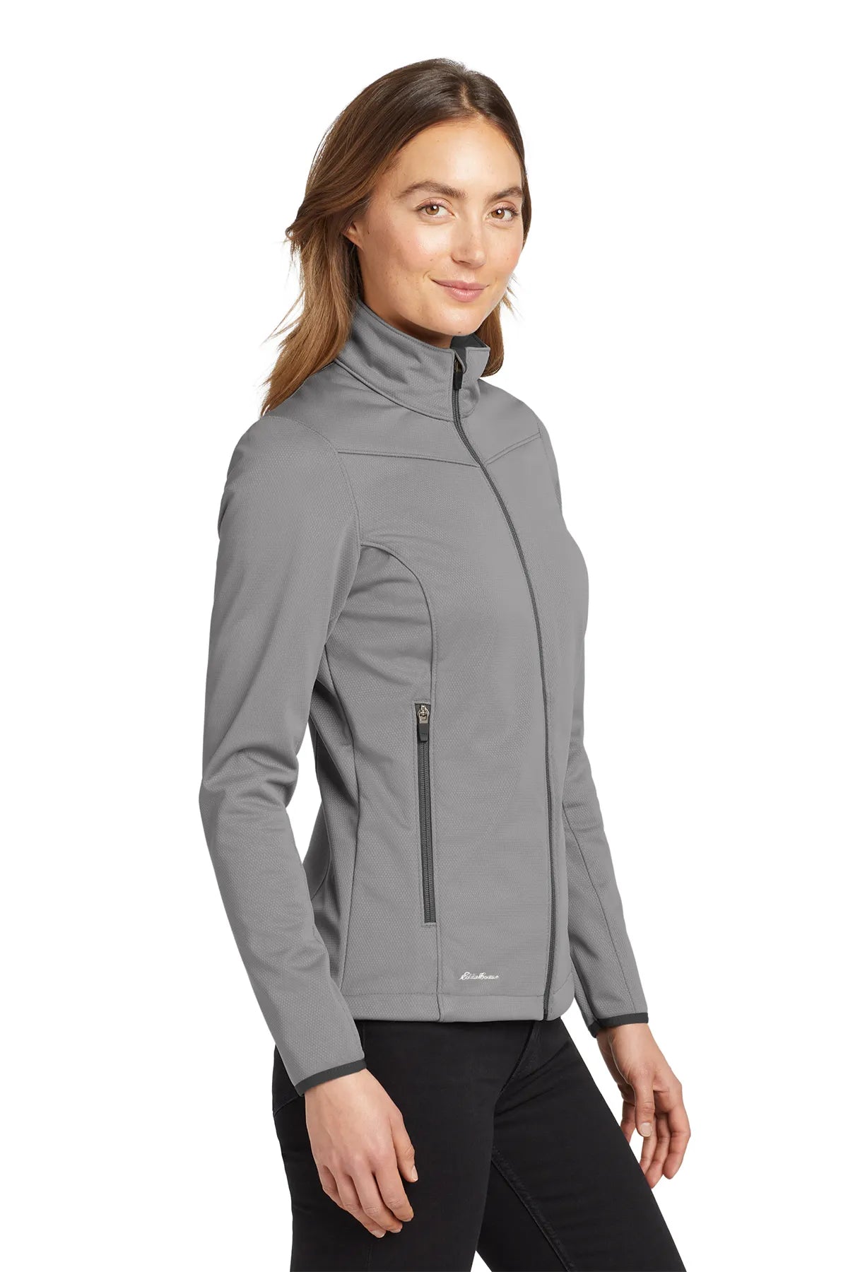 Eddie Bauer® Ladies Weather-Resist Soft Shell Jacket. EB539 Chrome_3