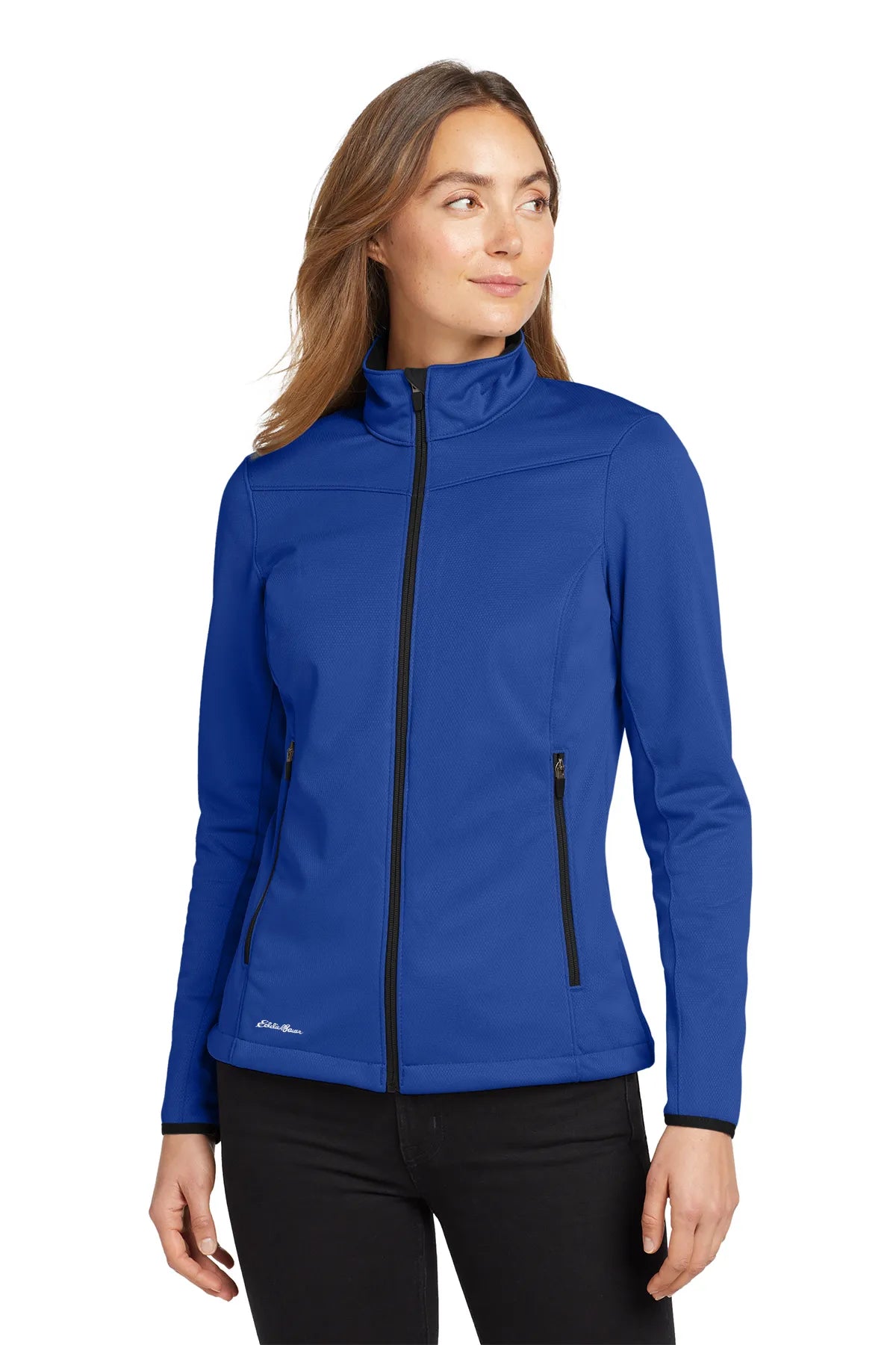 Eddie Bauer® Ladies Weather-Resist Soft Shell Jacket. EB539 Cobalt Blue_1