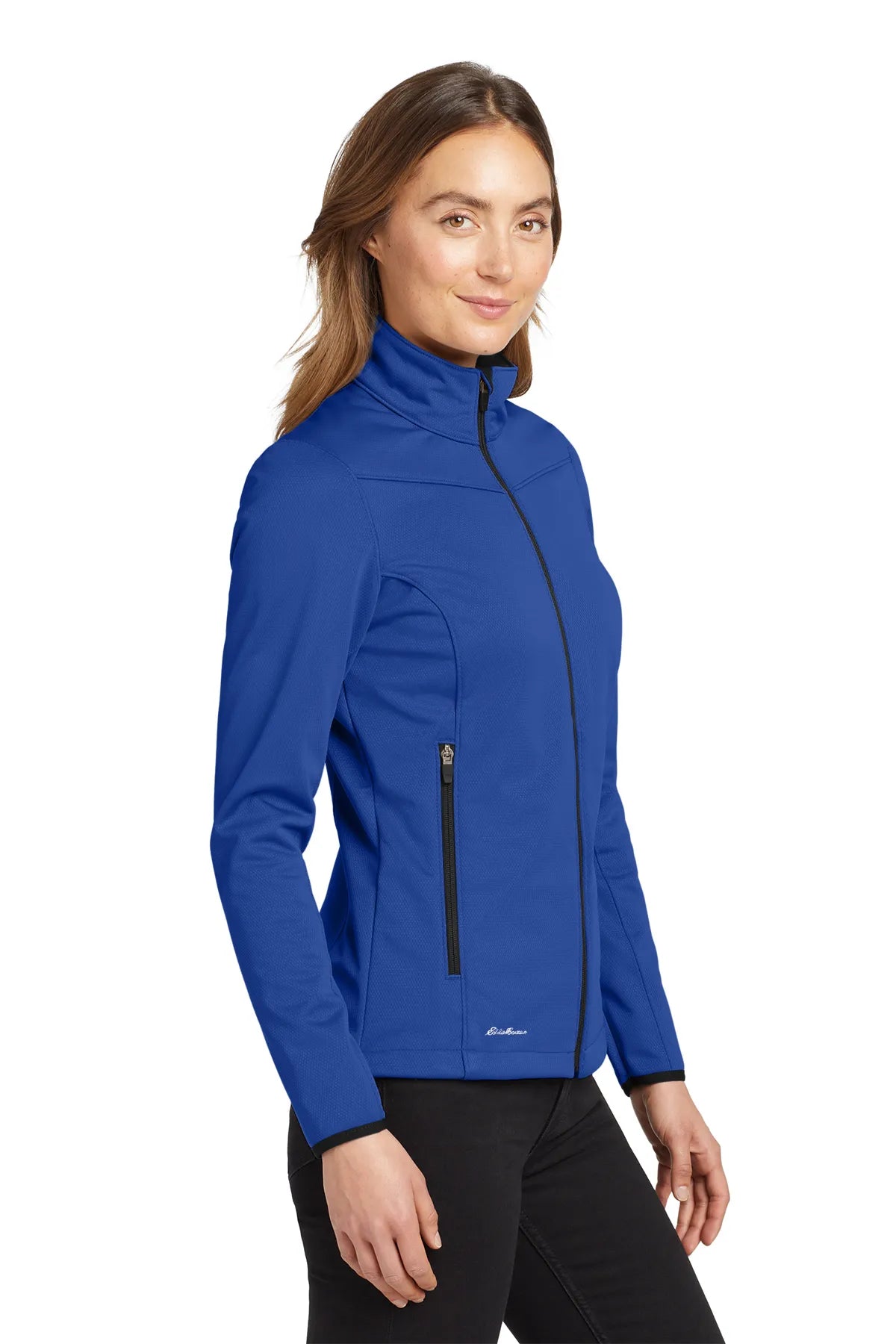 Eddie Bauer® Ladies Weather-Resist Soft Shell Jacket. EB539 Cobalt Blue_3