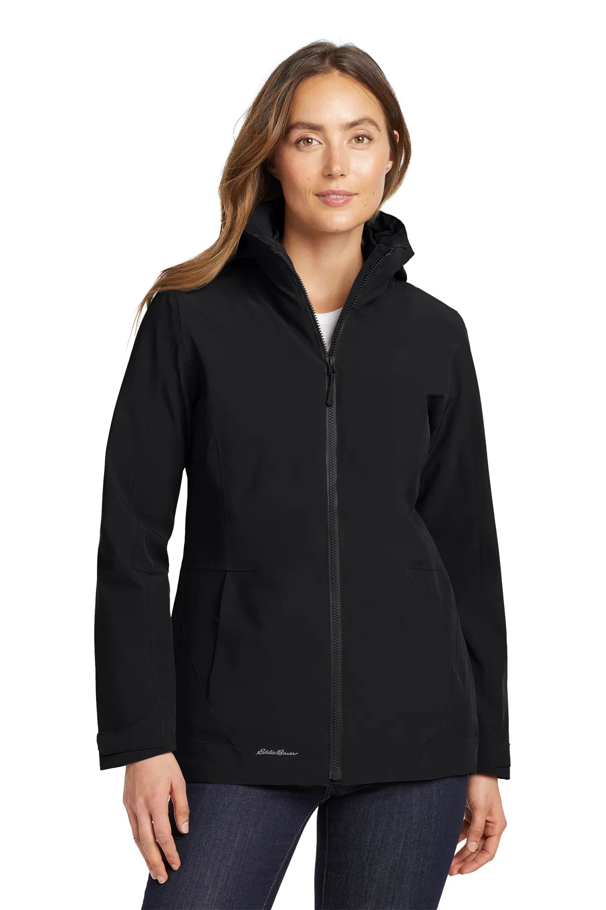 Eddie Bauer® Ladies WeatherEdge® 3-in-1 Jacket EB657 Black Storm Grey_1