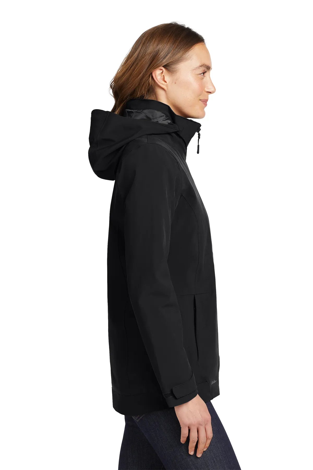 Eddie Bauer® Ladies WeatherEdge® 3-in-1 Jacket EB657 Black Storm Grey_3