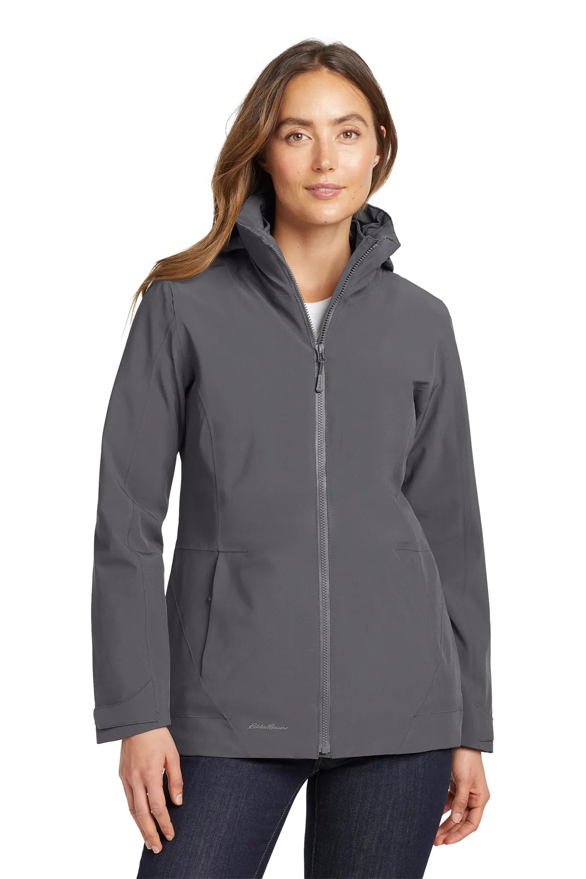 Eddie Bauer® Ladies WeatherEdge® 3-in-1 Jacket EB657 Grey Steel Metal Grey_1