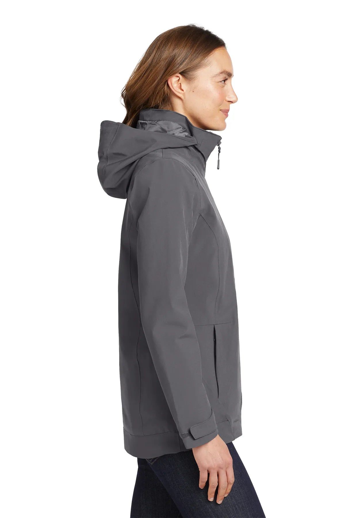 Eddie Bauer® Ladies WeatherEdge® 3-in-1 Jacket EB657 Grey Steel Metal Grey_3