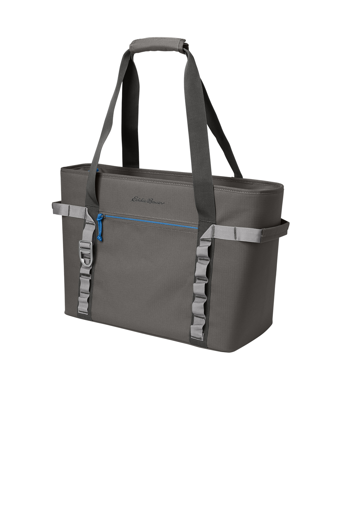Eddie Bauer® Max Cool Tote Cooler EB801 Metal Grey Expedition Blue_4