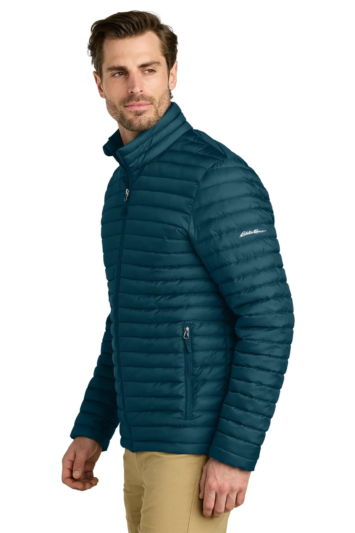 Eddie Bauer ®  Packable Quilted Full-Zip EB514 Adriatic Blue_3