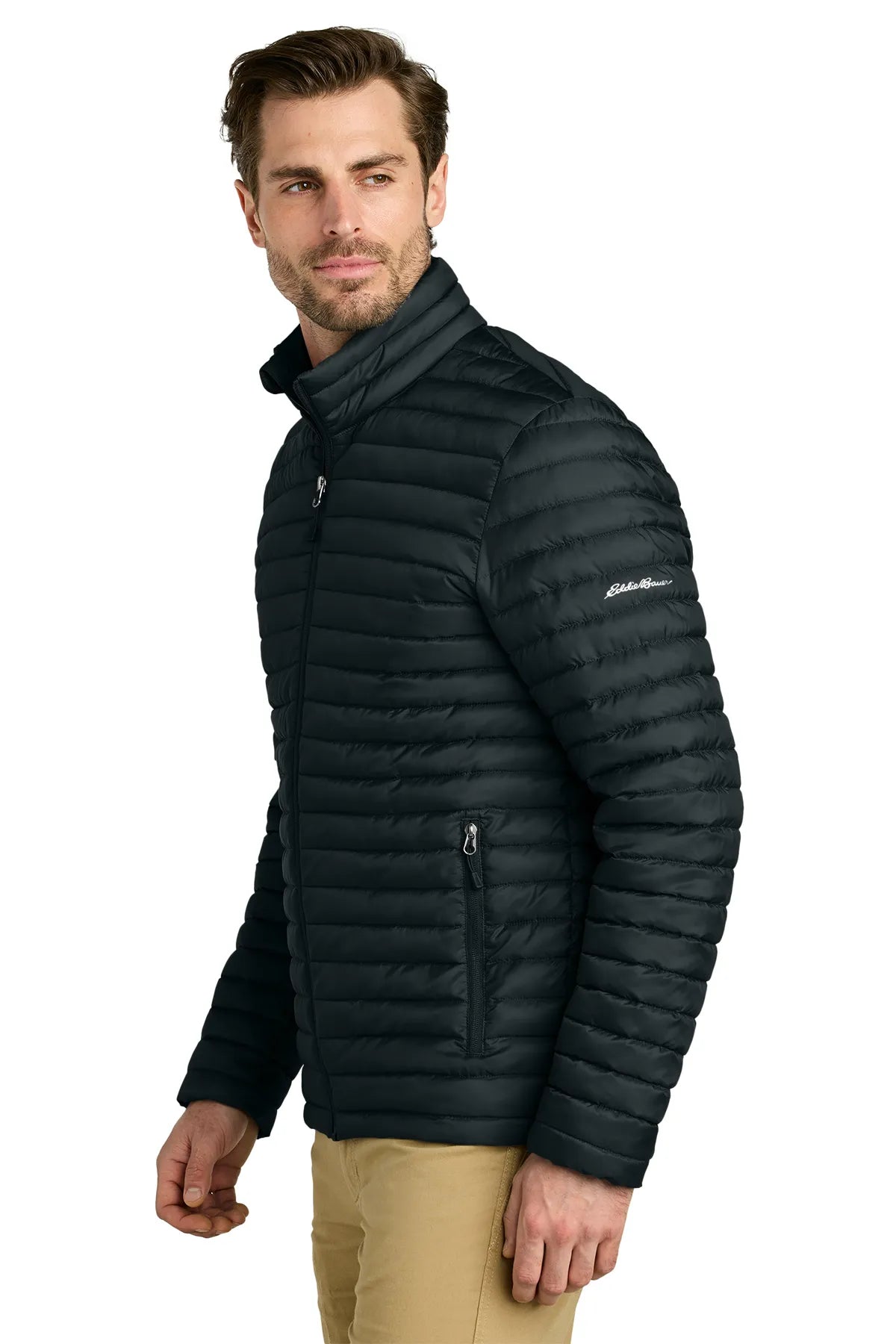Eddie Bauer ®  Packable Quilted Full-Zip EB514 Black_3
