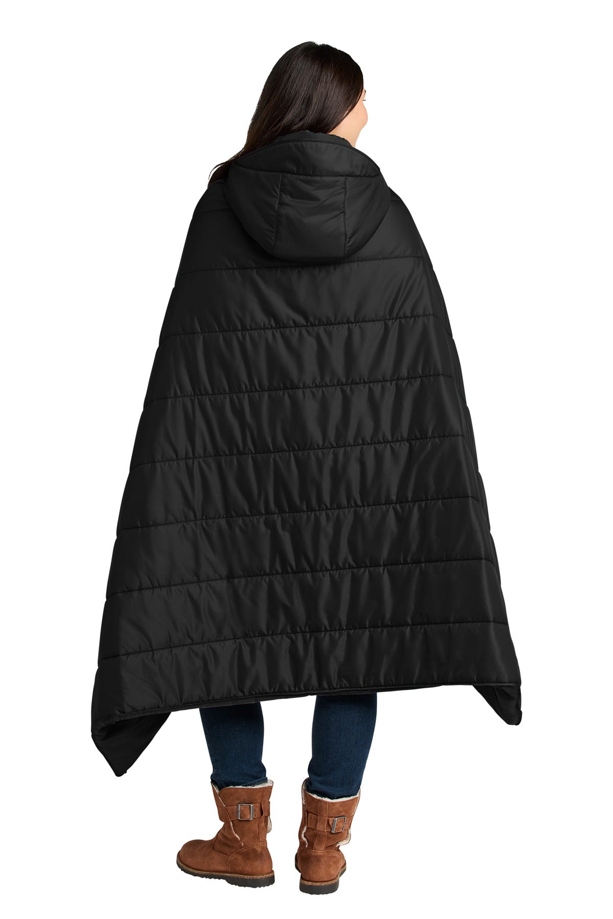 Eddie Bauer ®  Puffy Camp Poncho EB755  Black_1