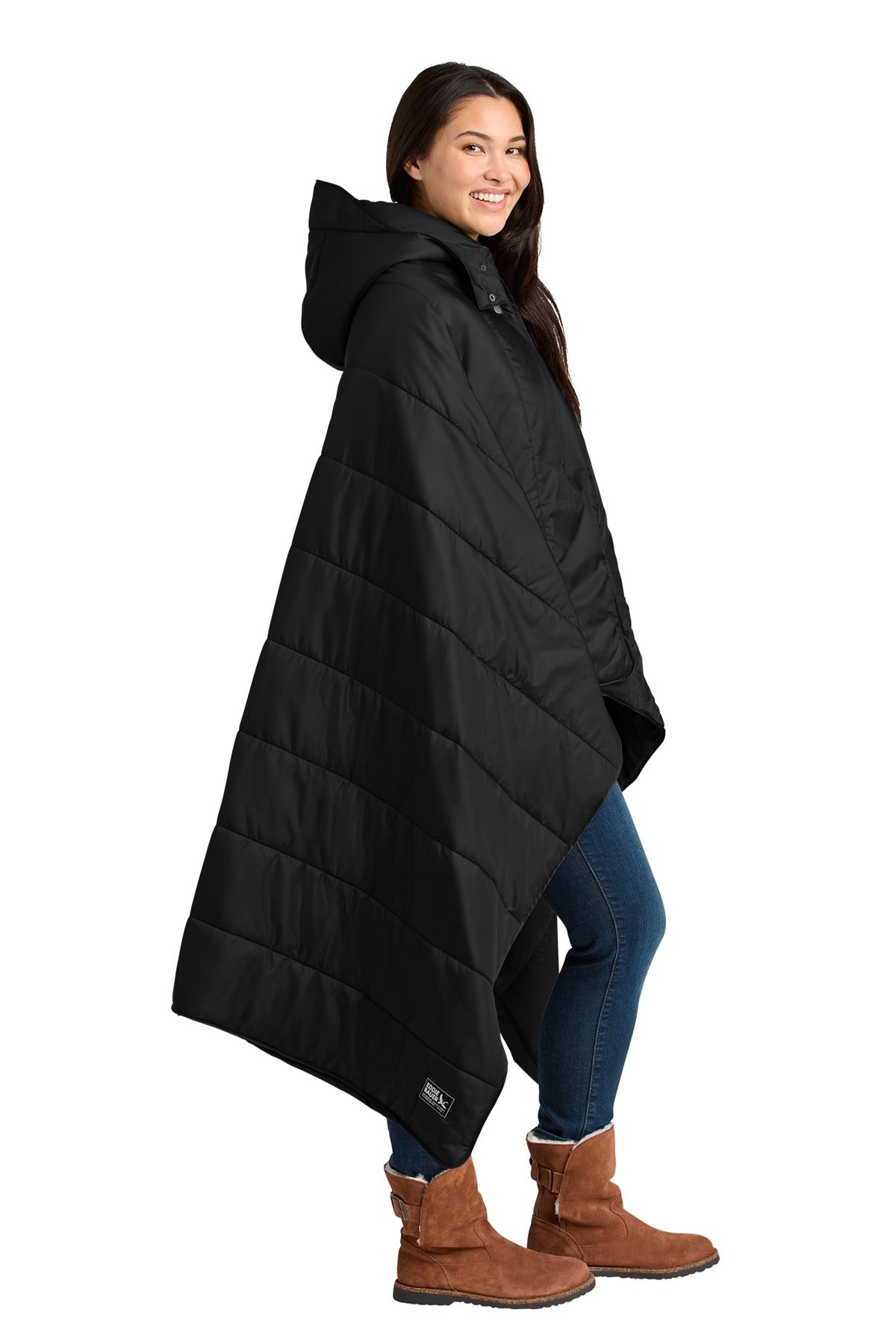 Eddie Bauer ®  Puffy Camp Poncho EB755  Black_2