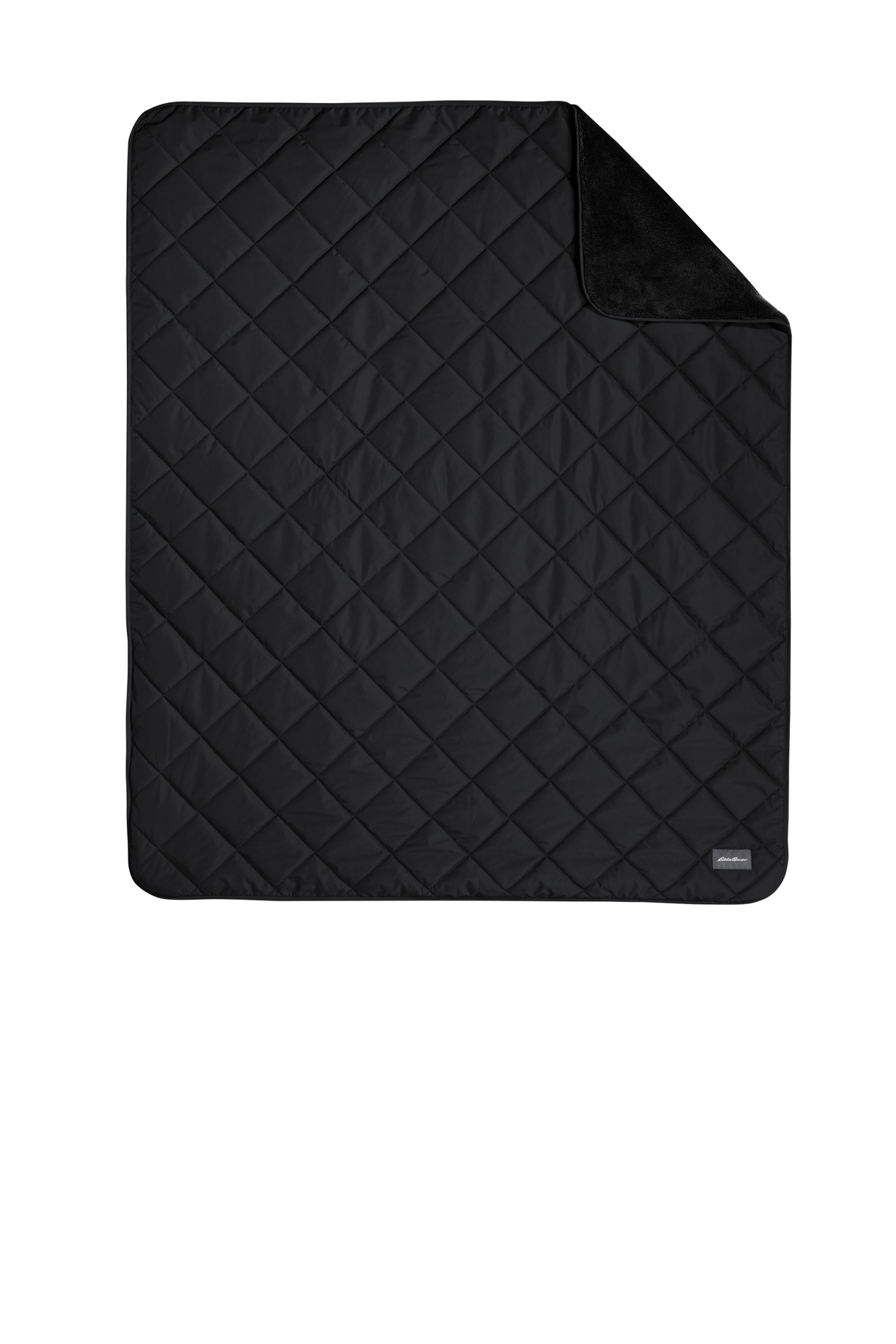 Eddie Bauer® Quilted Insulated Fleece Blanket EB751 Black_1