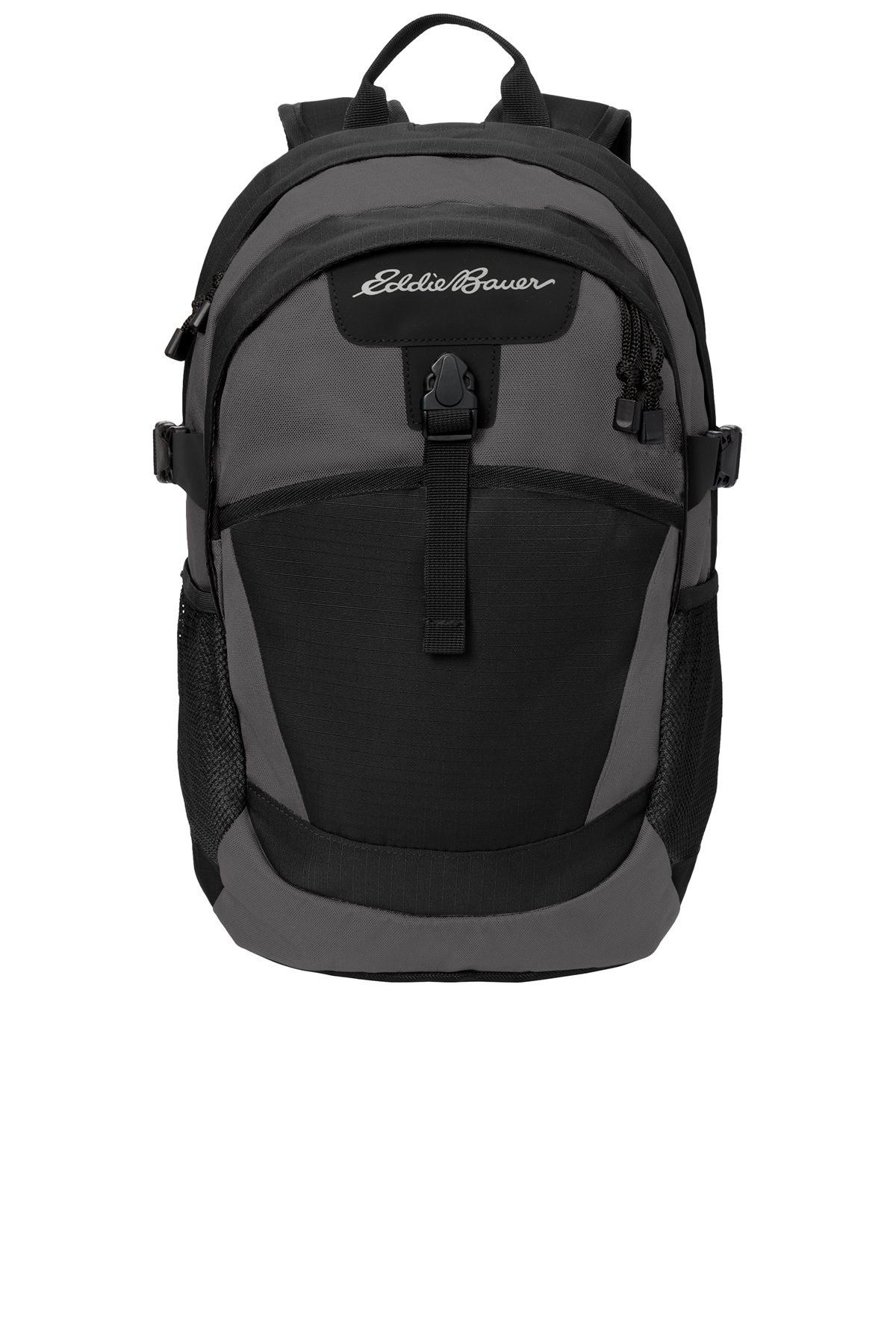 Eddie Bauer® Ripstop Backpack. EB910 Black Grey Steel_1