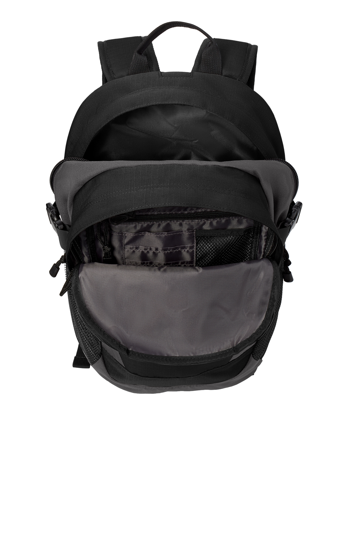 Eddie Bauer® Ripstop Backpack. EB910 Black Grey Steel_5