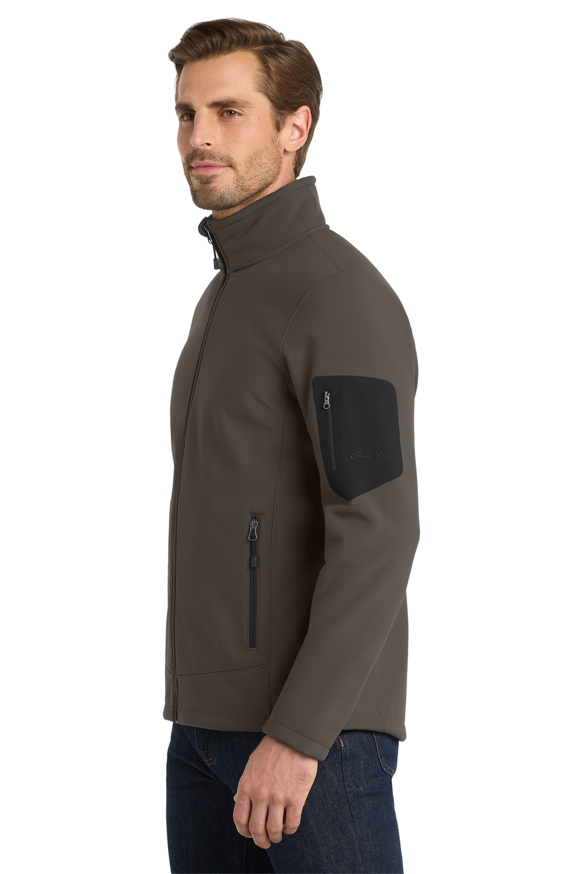 Eddie Bauer® Rugged Ripstop Soft Shell Jacket. EB534 Canteen Gray_3