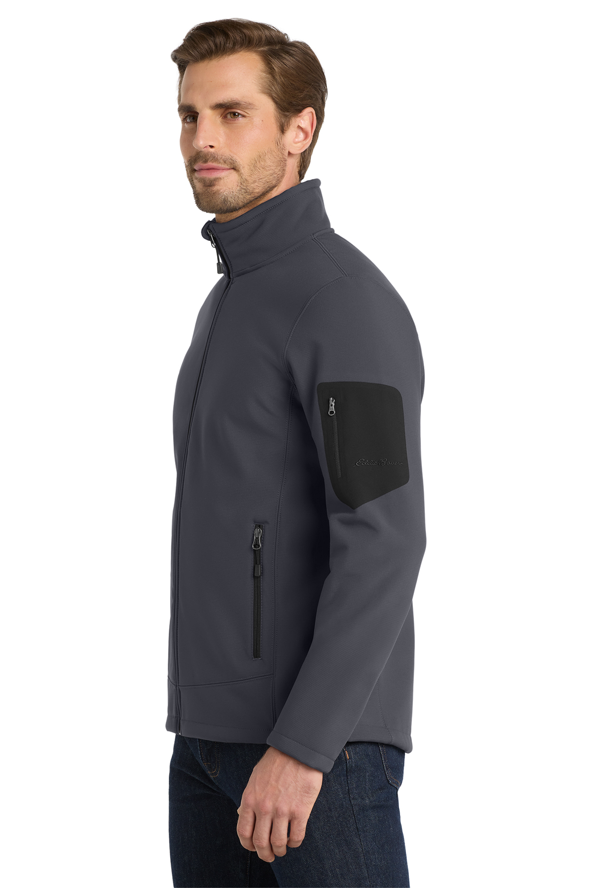 Eddie Bauer® Rugged Ripstop Soft Shell Jacket. EB534 Grey Steel_3