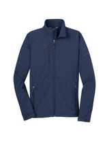 Eddie Bauer® Shaded Crosshatch Soft Shell Jacket. EB532 Blue-4