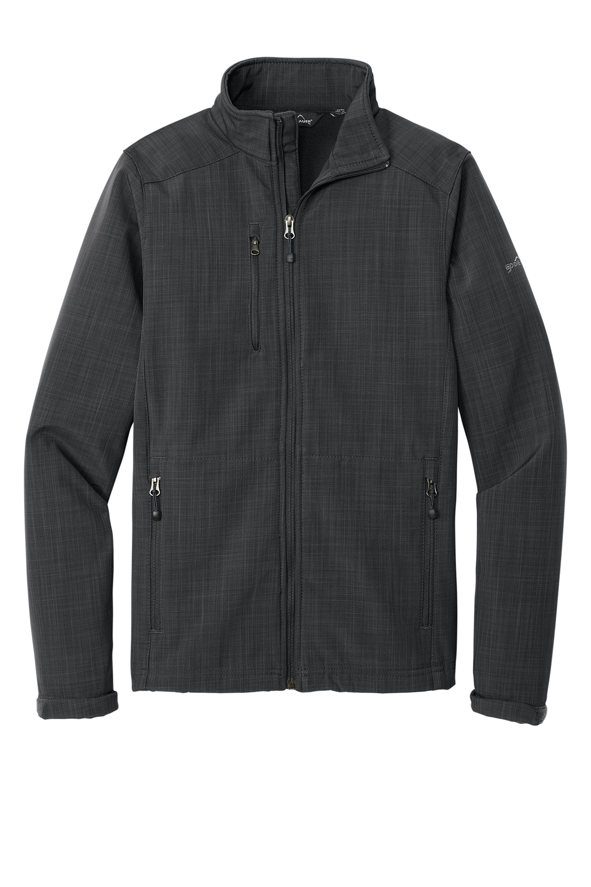 Eddie Bauer® Shaded Crosshatch Soft Shell Jacket. EB532 Grey-4