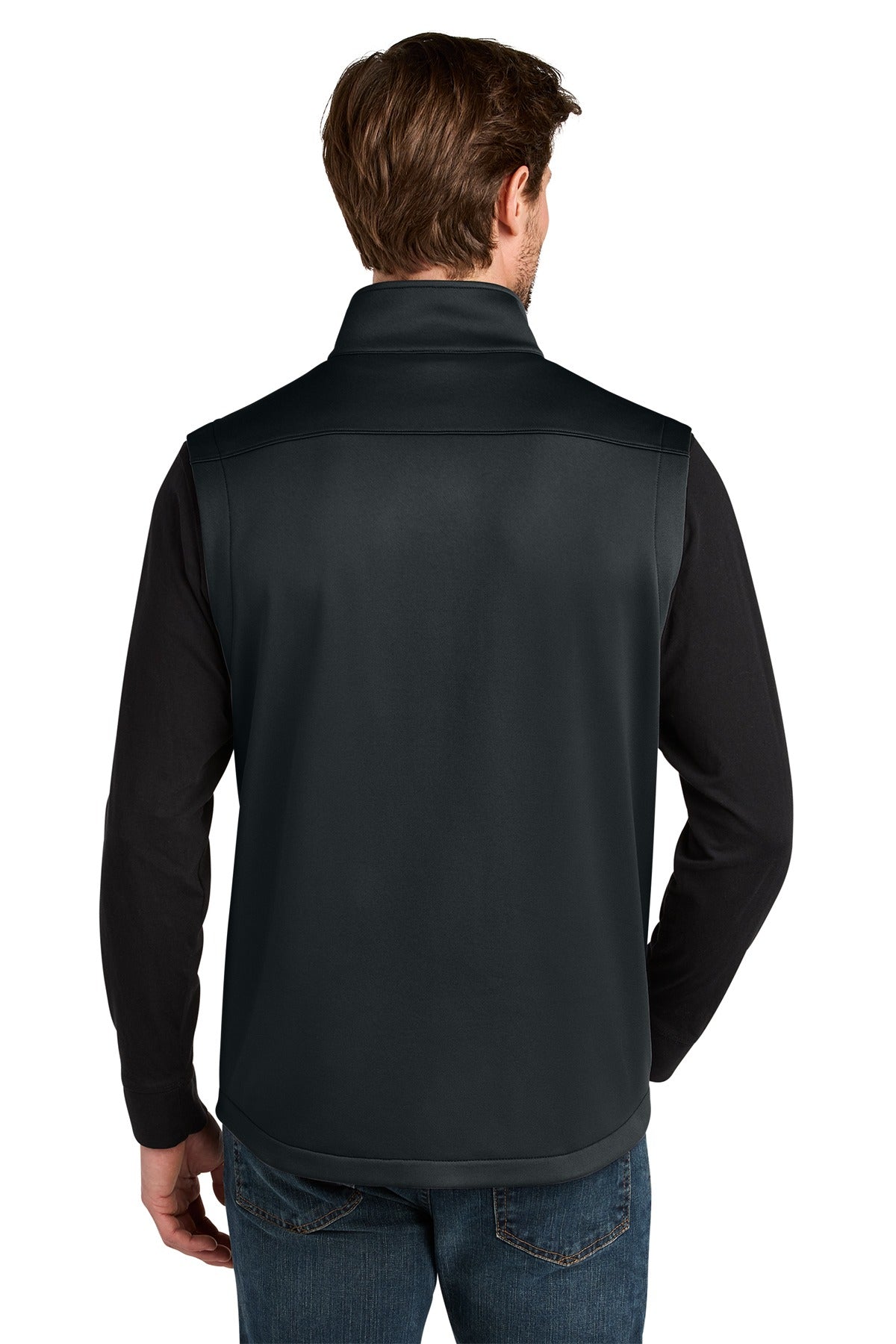 Eddie Bauer ®  Smooth Mid Layer Fleece Vest EB2560 Black_1