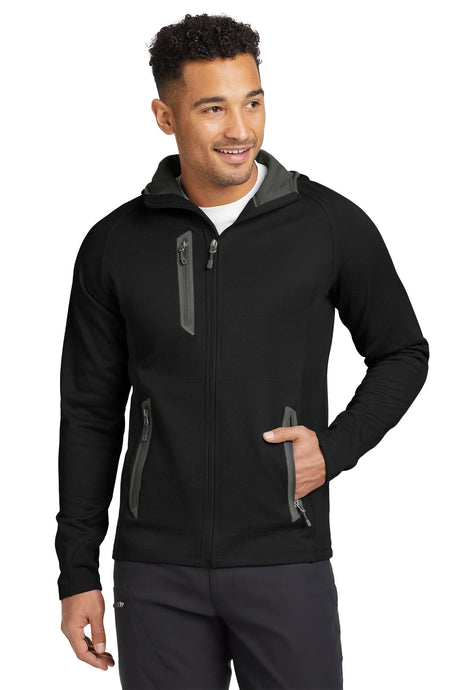 Eddie Bauer ® Sport Hooded Full-Zip Fleece Jacket. EB244 Black_1