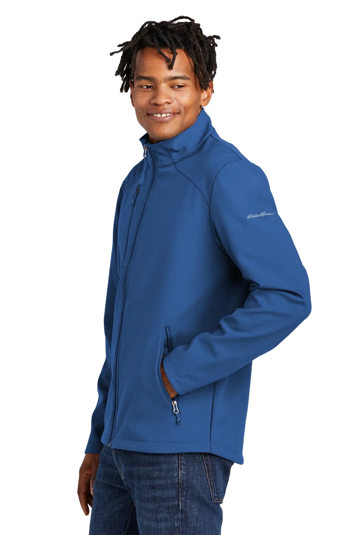 Eddie Bauer® Stretch Soft Shell Jacket EB544 Cobalt Blue_1