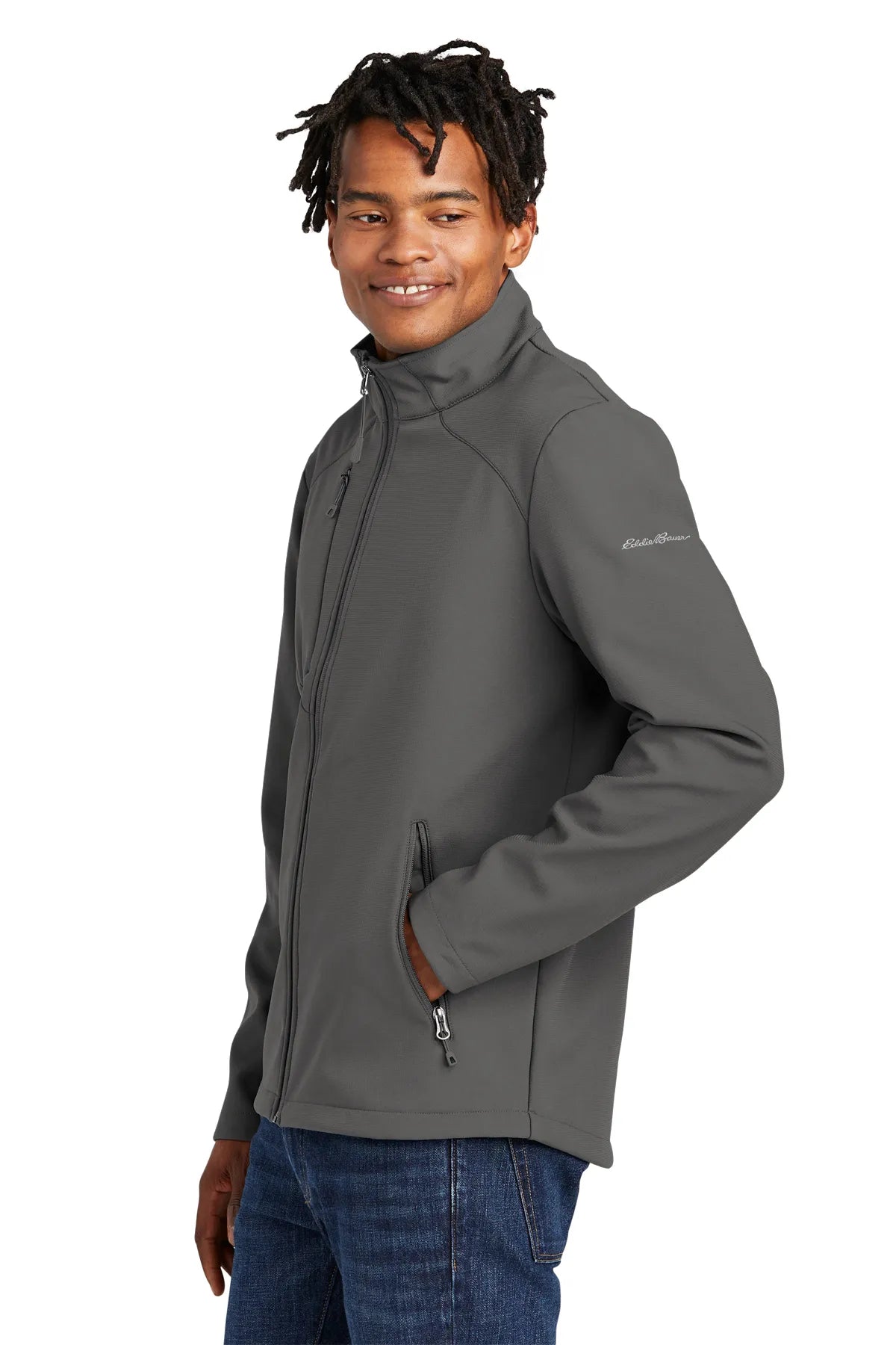 Eddie Bauer® Stretch Soft Shell Jacket EB544 Iron Gate_3