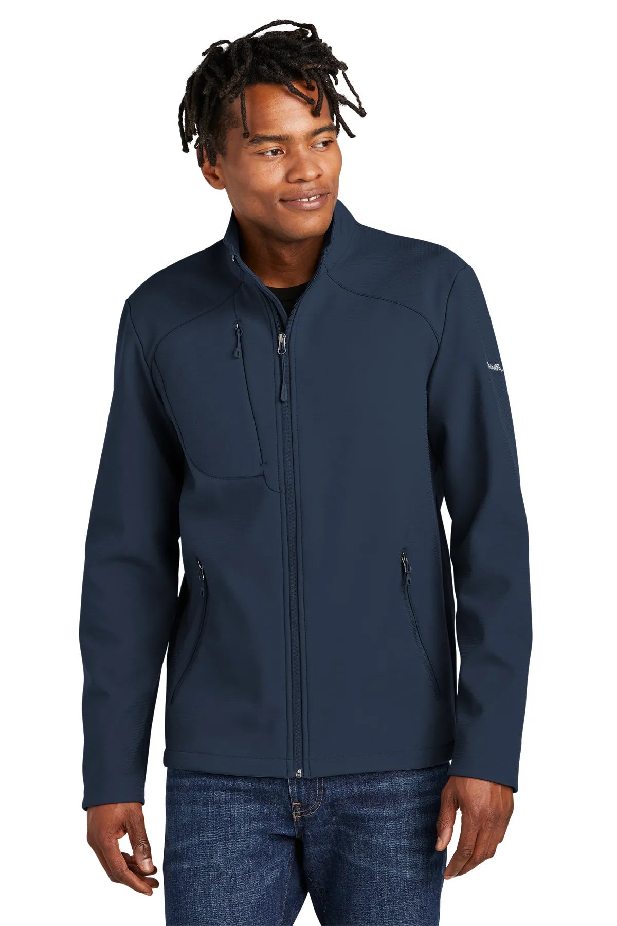 Eddie Bauer® Stretch Soft Shell Jacket EB544 River Blue Navy_1