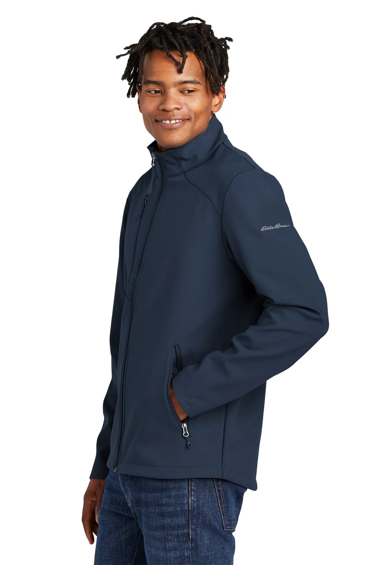 Eddie Bauer® Stretch Soft Shell Jacket EB544 River Blue Navy_3