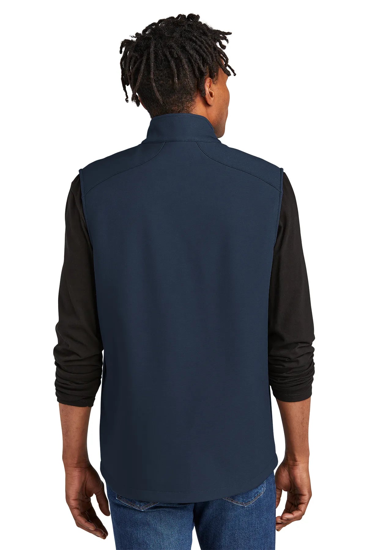 Eddie Bauer® Stretch Soft Shell Vest EB546 River Blue Navy_2