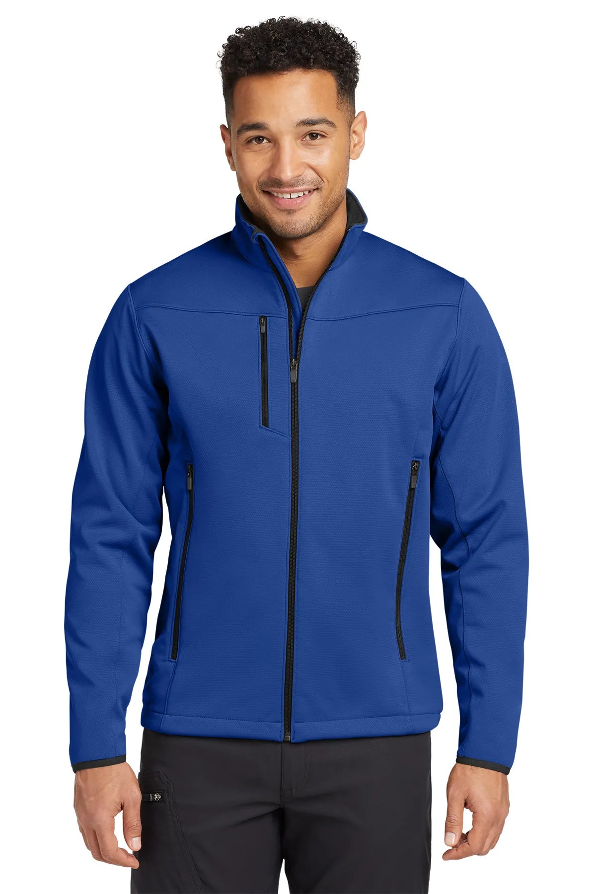 Eddie Bauer® Weather-Resist Soft Shell Jacket. EB538 Cobalt Blue_1