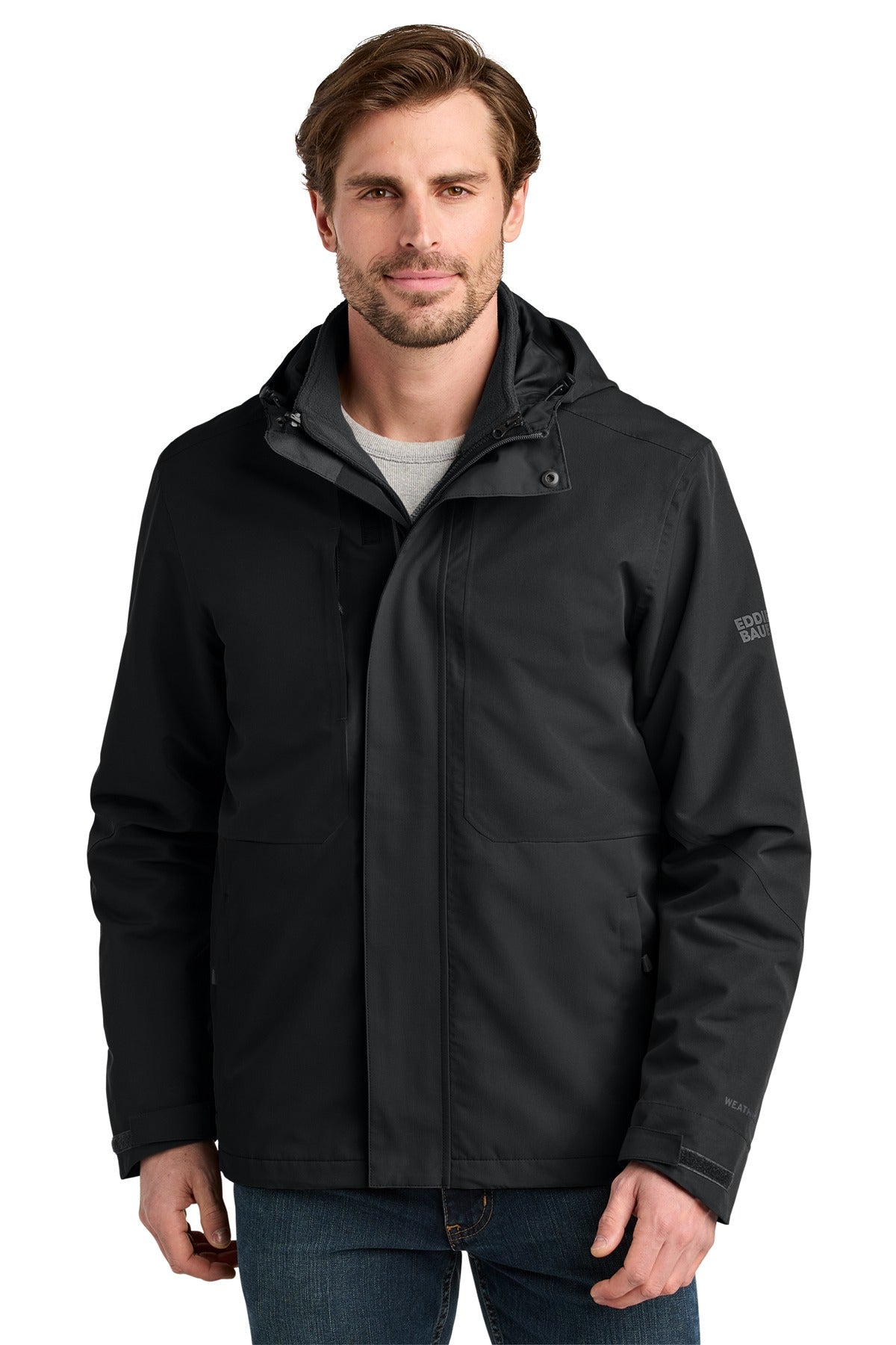 Eddie Bauer ®  WeatherEdge ®  Ridge 3-in-1 Jacket EB658 Black