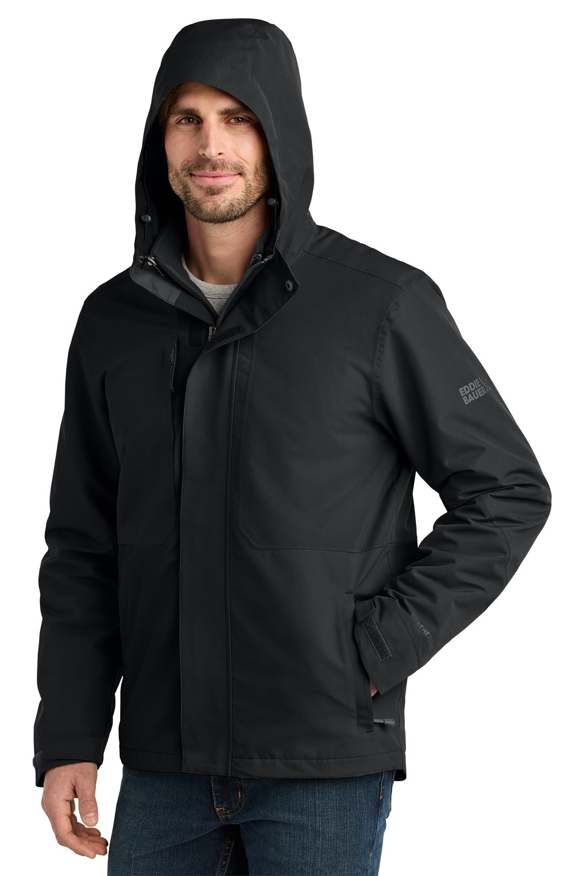Eddie Bauer ®  WeatherEdge ®  Ridge 3-in-1 Jacket EB658 Black_3