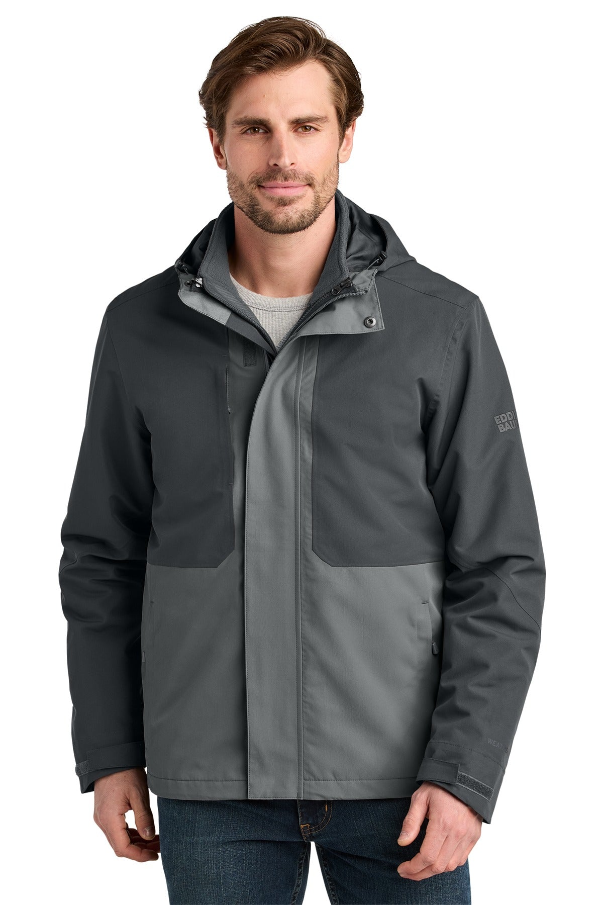 Eddie Bauer ®  WeatherEdge ®  Ridge 3-in-1 Jacket EB658 Grey Steel/ Metal Grey