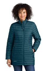 Eddie Bauer ®  Women's Packable Quilted Full-Zip EB515 Adriatic Blue_1