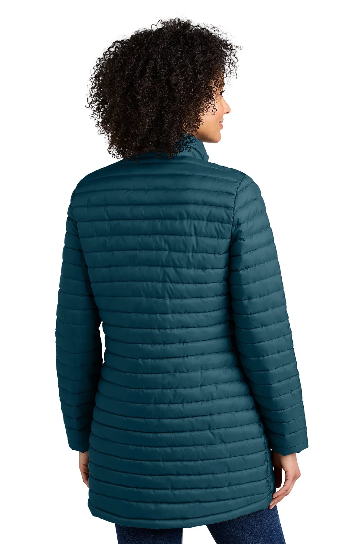 Eddie Bauer ®  Women's Packable Quilted Full-Zip EB515 Adriatic Blue_2