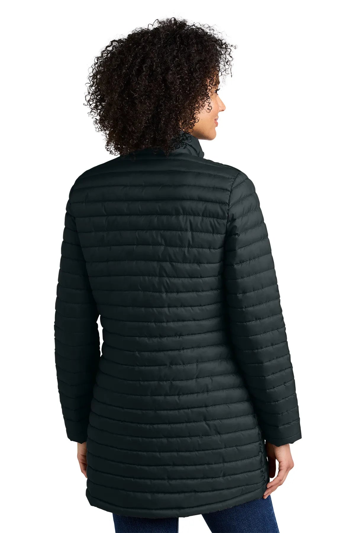 Eddie Bauer ®  Women's Packable Quilted Full-Zip EB515 Black_2