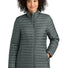Eddie Bauer ®  Women's Packable Quilted Full-Zip EB515 Metal Grey_1