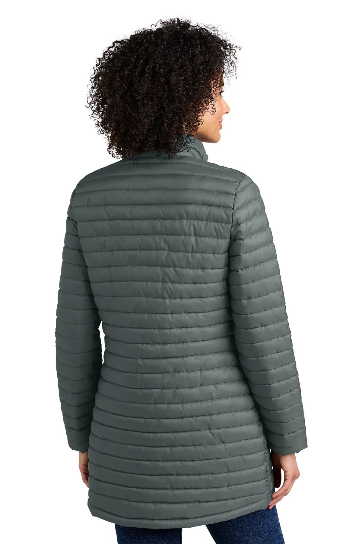Eddie Bauer ®  Women's Packable Quilted Full-Zip EB515 Metal Grey_2