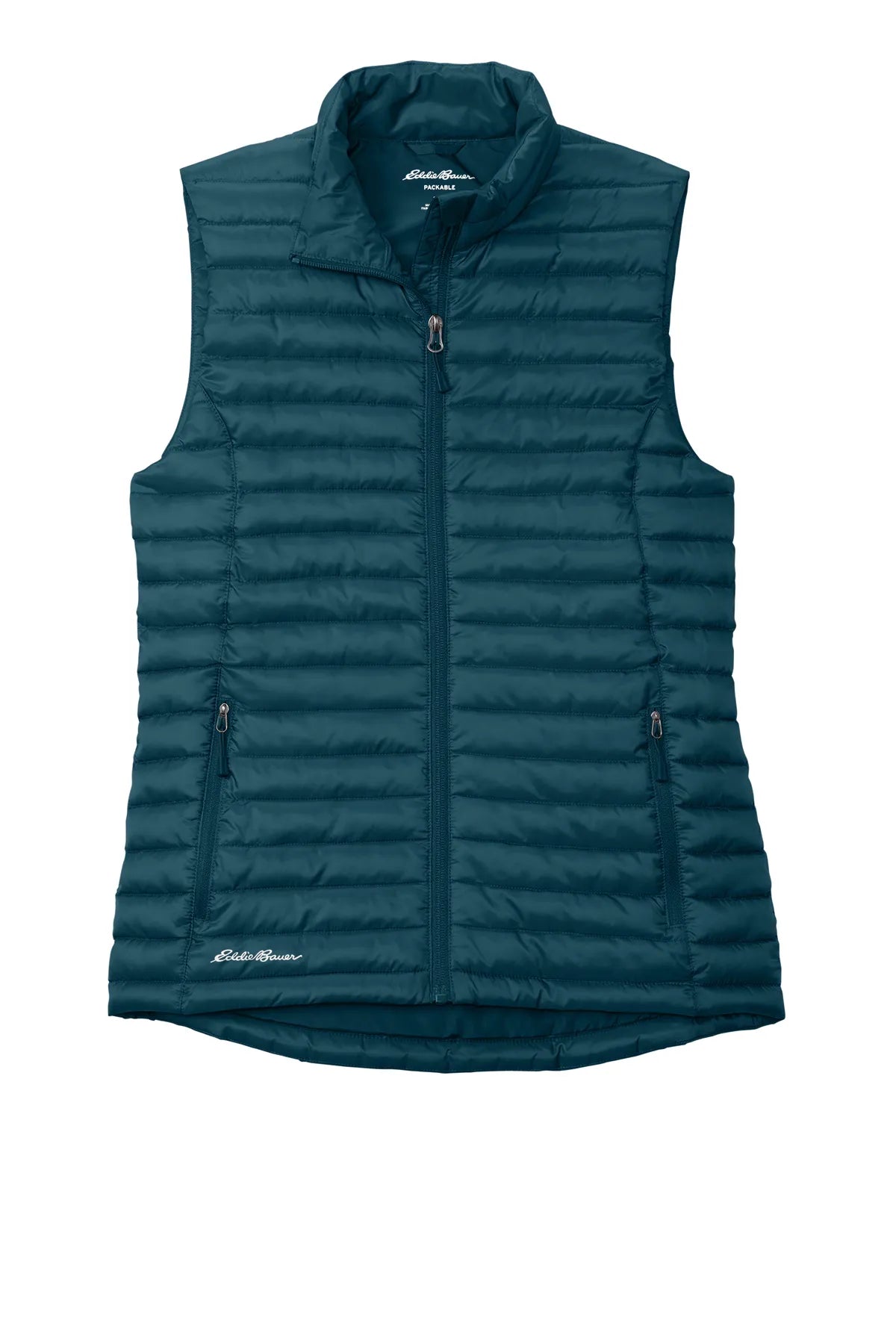 Eddie Bauer ®  Women's Packable Quilted Vest EB517 Adriatic Blue_5